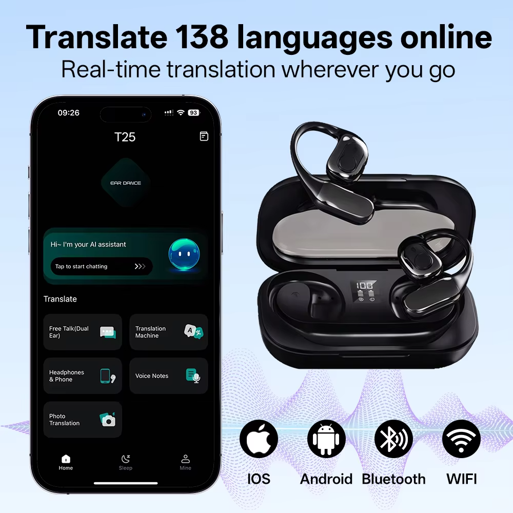 MSAI T23 AI Translator Earbuds - Image 4