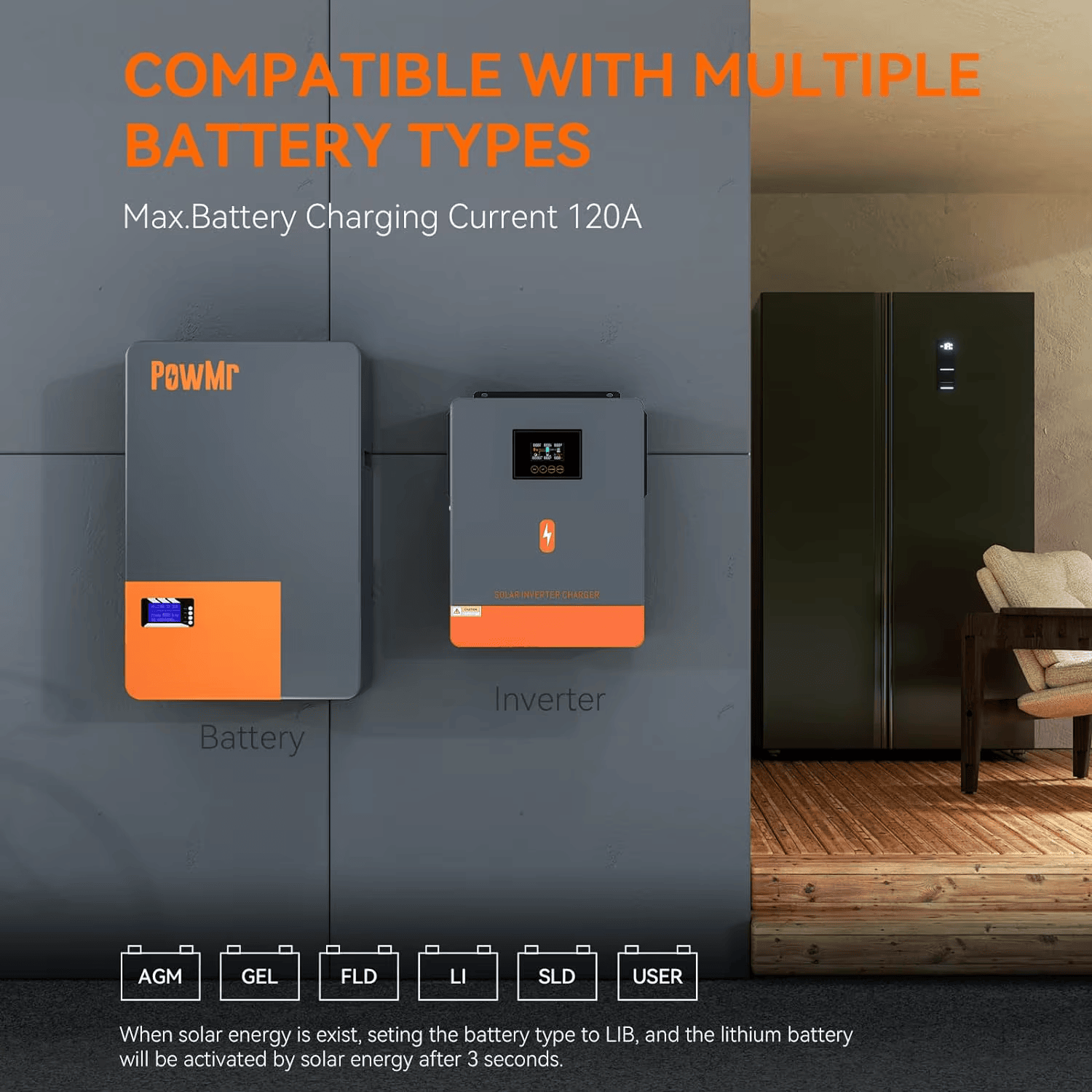 6.2KW Hybrid Solar Inverter – 120A MPPT Pure Sine Wave Power (20% Off) - Image 6