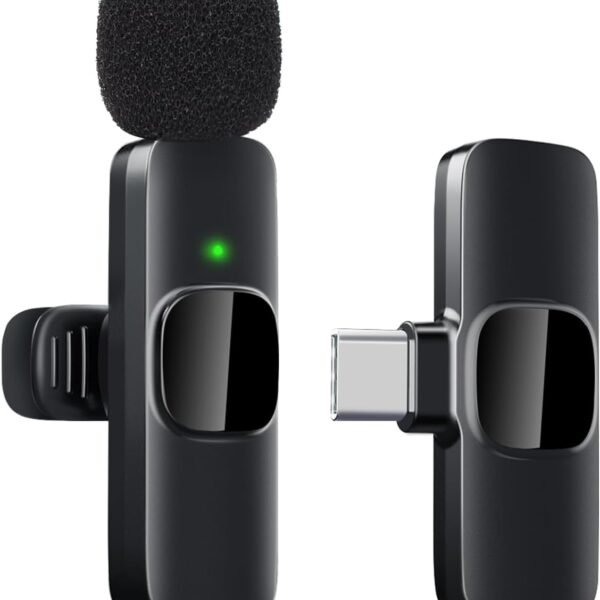 Wireless Lavalier Microphone with Noise Reduction for Clear Audio