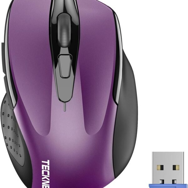 TECKNET Wireless Ergonomic Mouse – 2.4G USB Optical