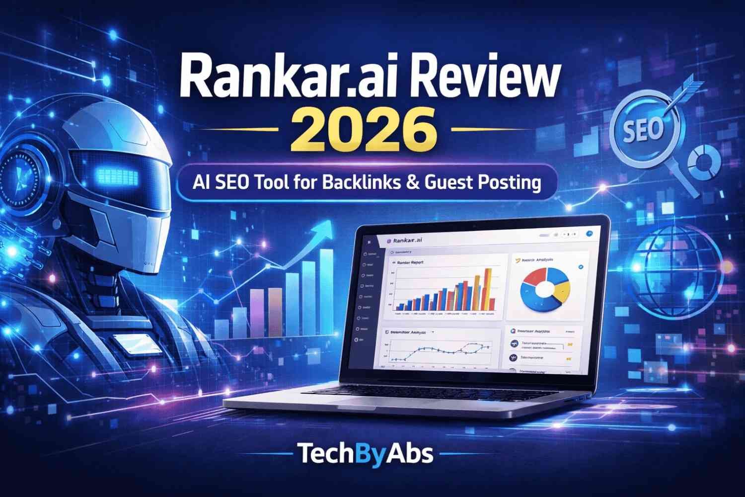 Rankar AI SEO tool dashboard for backlink and guest posting